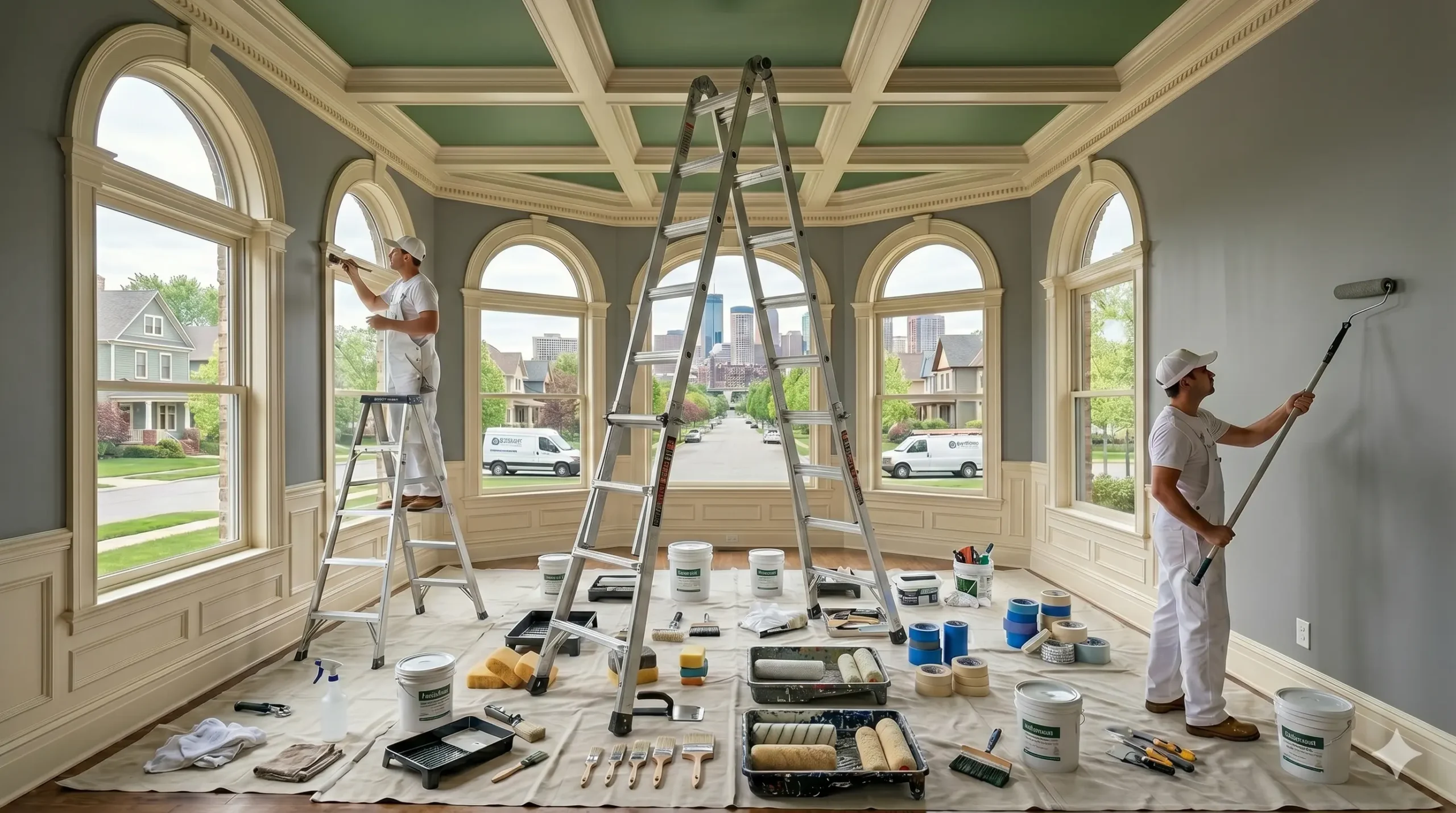 professional painting job in Saint Paul